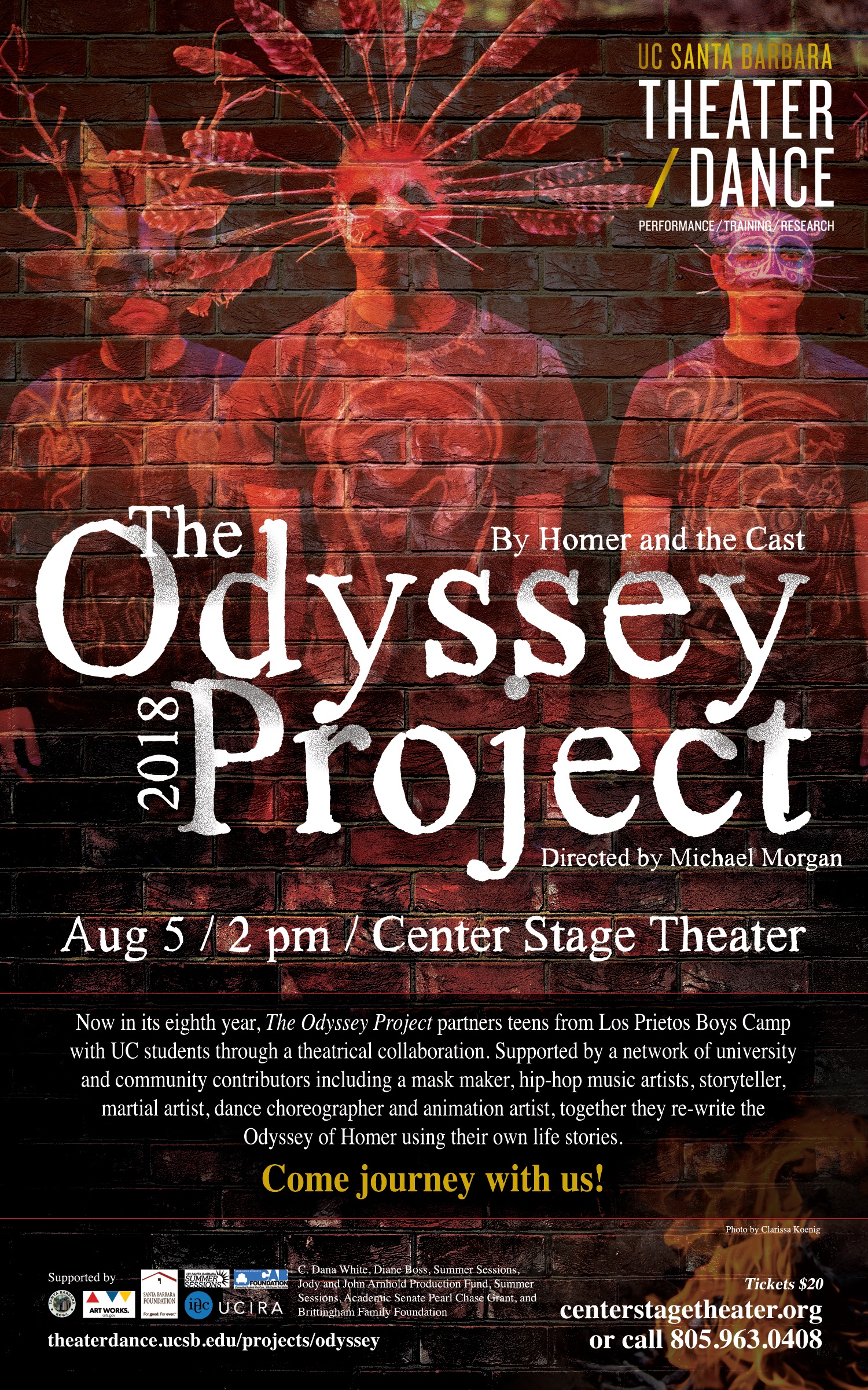 The Odyssey Project 2018 at Center Stage! | Department of Theater and